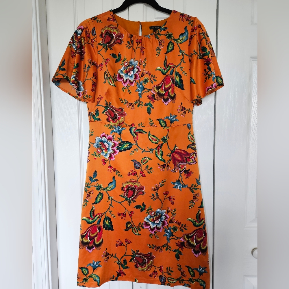 Ann Taylor Factory Flutter Sleeve Dress Size 4